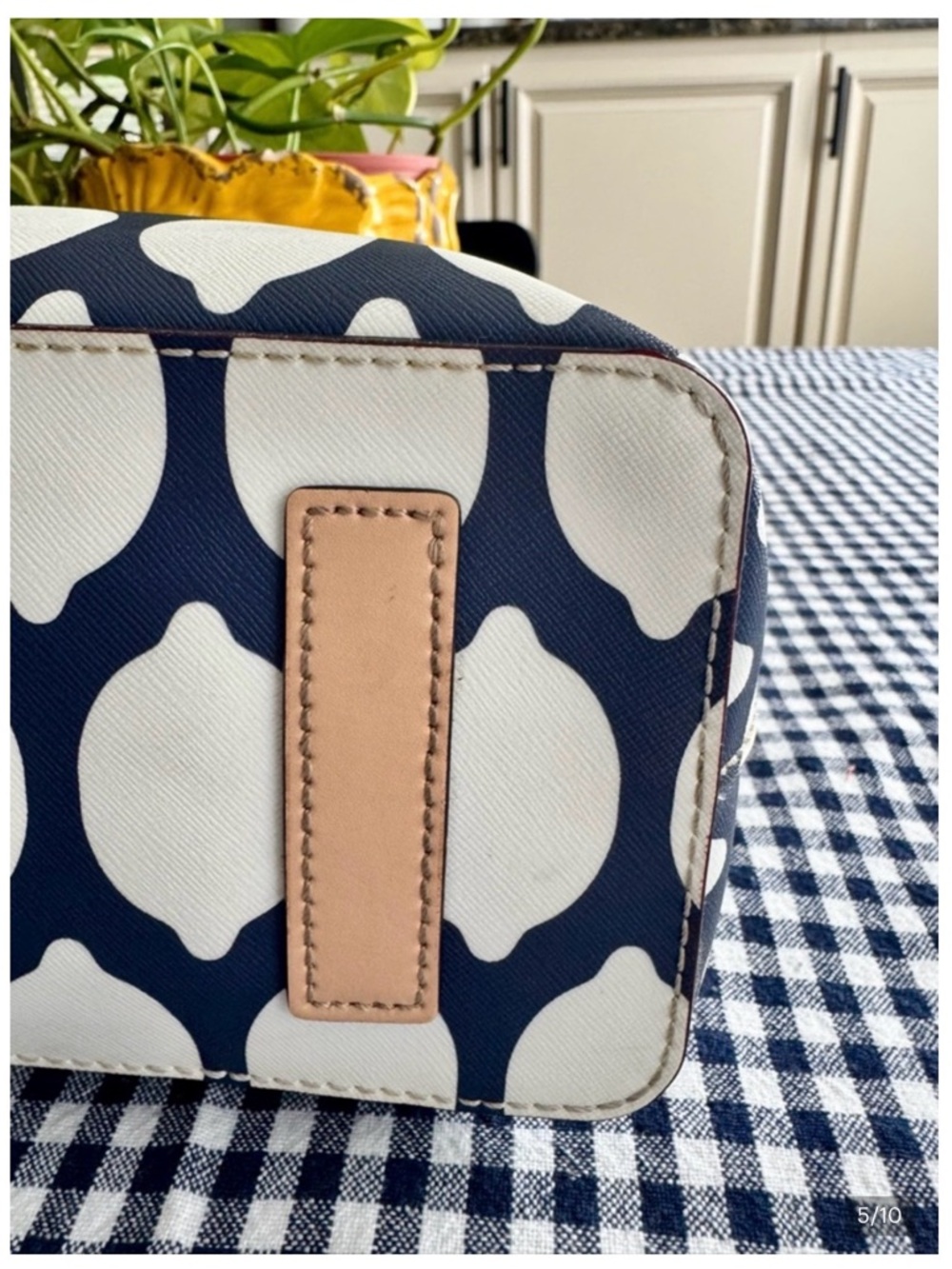 Kate Spade Grant Street “Juno” tote Tan Handles - Picture 5 of 10